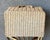 Circa 1970 Coastal Chic Nicely-Sized Decorative Rattan Sewing Basket With Folding Latch Handles For Sale - Image 13 of 15