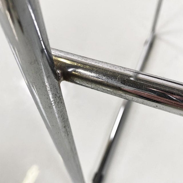 Italian Postmodern Quinta 605 Chair in Metal attributed to Mario Botta for Alias, 1980s For Sale - Image 11 of 15