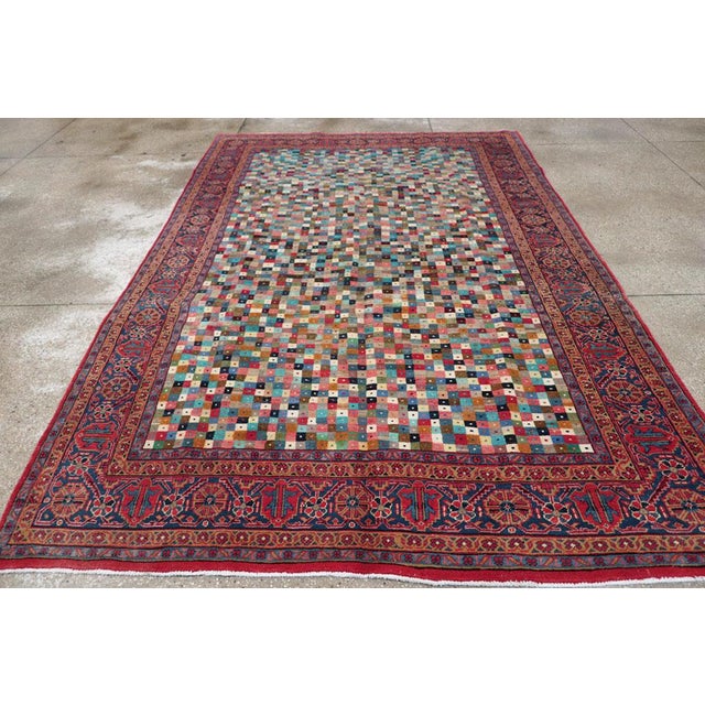 Mid 20th Century Galerie Shabab Collection Mid-20th Century Persian Veece Rug For Sale - Image 5 of 10