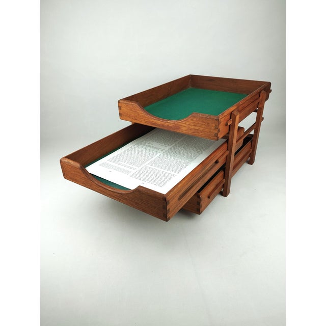 Mid-Century Modern Danish Desk Tray in Teak, 1950s For Sale - Image 16 of 18