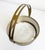 Gold Austrian Art Deco Centerpiece Bowl, Brass & Crystal, 1920s For Sale - Image 8 of 14