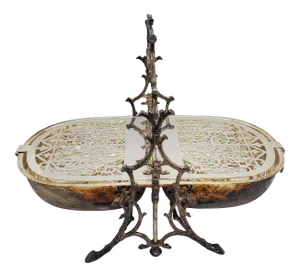 Early 20th Century Silver Centerpiece/Condiment Tray