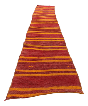 Turkish Narrow Kilim Runner Rug