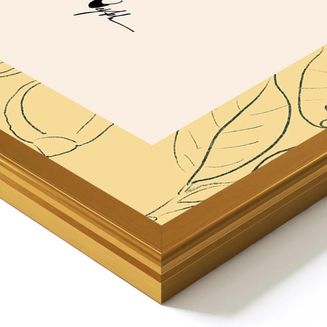 DESCRIPTION: Lemon Tennis by The Cartorialist in Gold Frame, Medium Art Print SPECIFICATIONS: Type: Giclée Art Print on...