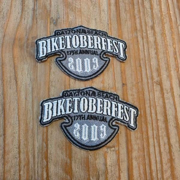 Curated 12-Piece Biker Rally Patch Archive - Laconia & Daytona (2001-2009) For Sale - Image 4 of 5
