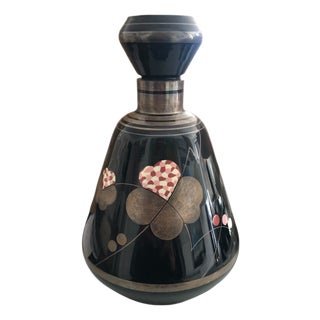 Art Deco Spirit Decanter Set by Michael Herman for Hem, 1920s, Set of 8 For Sale