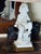 Antique White 1960s Italian Blanc Du Chin Cherub Lamps - a Pair For Sale - Image 8 of 17