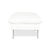 White Leather Ottoman from Willi Schillig For Sale - Image 8 of 11