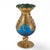Mid-Century Venetian Hand-Blown Art Glass Cabinet Vase With Tre Fuochi Enamel 6" For Sale - Image 4 of 10