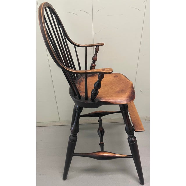 1980s 1980s Reproduction Windsor Wcw Child Size High Chair For Sale - Image 5 of 12