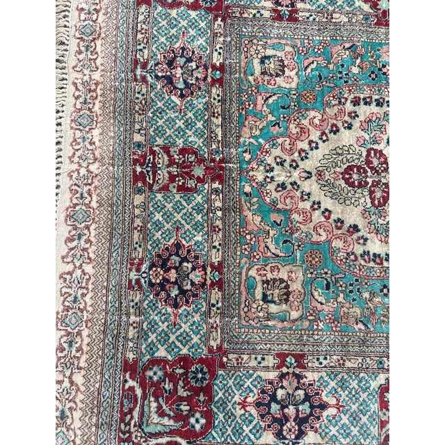 Rug in Fine Silk by Sino Hereke, 1990s For Sale - Image 18 of 18