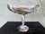Westmoreland Glass 1970s Westmoreland Gray & White Slag Glass Pedestal Compote With Handles For Sale - Image 4 of 10