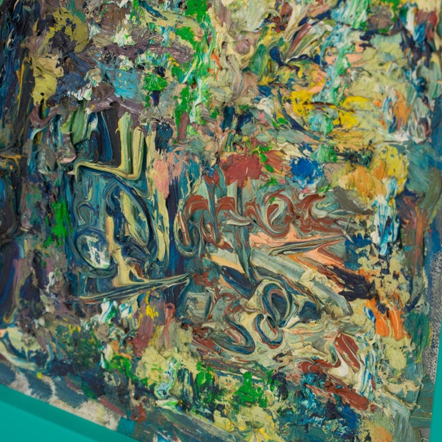 Brutalist Still Life in the Summer, Oil on Canvas Painting by e.j.e. Dulfer For Sale - Image 4 of 18