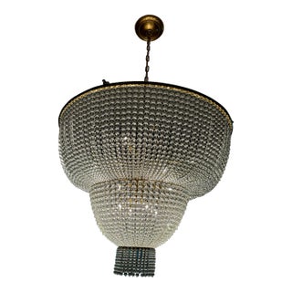 AERIN Modern Glass Chandelier For Sale