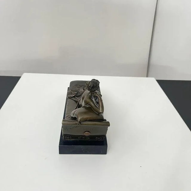 1950s After A. Canova, P. Bonaparte as Venus Victrix, Paris, 1900s, Bronze Sculpture For Sale - Image 5 of 14