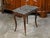 French French 19th Century Louis XV Style Walnut Side Table with Grey Marble Top For Sale - Image 3 of 12