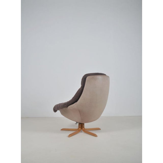 Danish Lounge Chair Designed attributed to H.W. Klein for Bramin, 1970s For Sale - Image 4 of 9
