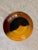 Mid-Century Modern Contemporary Burnt Orange & Brown Blown Art Glass Bowl For Sale - Image 3 of 6