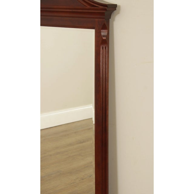 Pennsylvania House Traditional Cherry Beveled Wall Mirror For Sale - Image 10 of 13