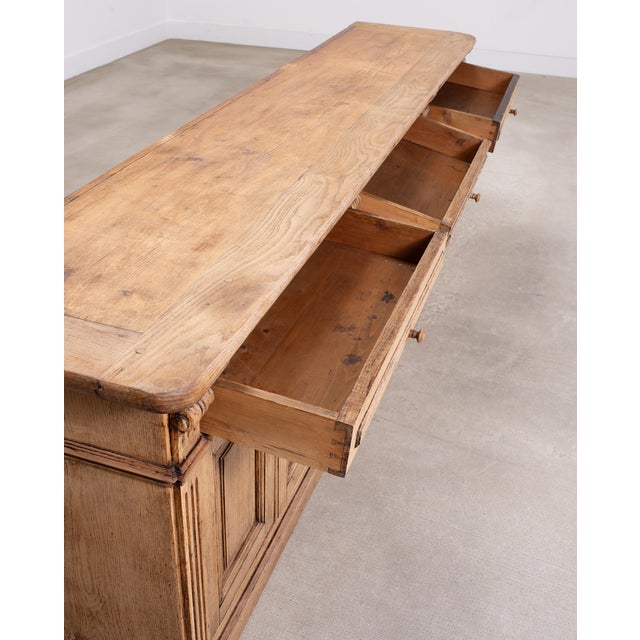 Country French Provincial Bleached Oak Enfilade Sideboard 8 Ft For Sale - Image 15 of 18