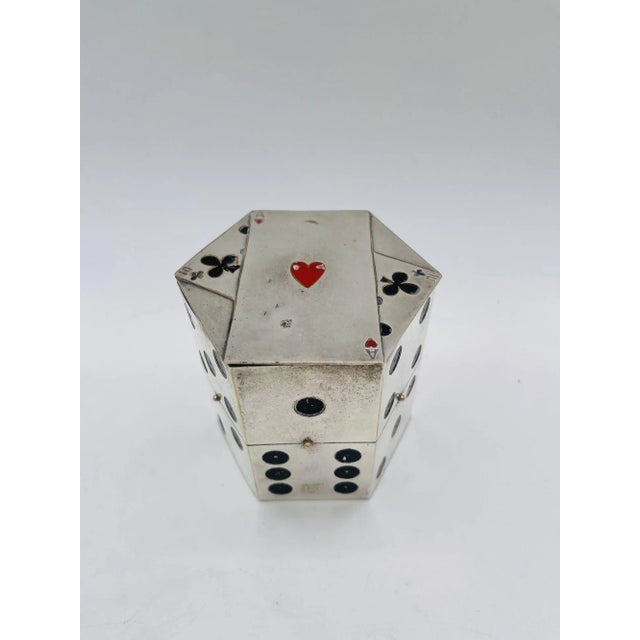 Limited Jeweler Made Dice Cigarette Dispenser by Legros Marius for Dunhill For Sale - Image 4 of 8