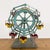 Vintage Metal Ferris Wheel Fairground Model, 1930s For Sale - Image 4 of 9