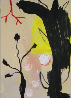 Lola Galanes, Flower Composition, 2000s, Acrylic on Canvas