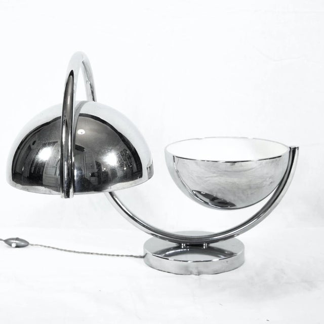 Astrolabe Table Lamp by Pierre Folie for Maison Charpentier, 1970s, in Flawless conditions. Designed 1970 to 1979 This...