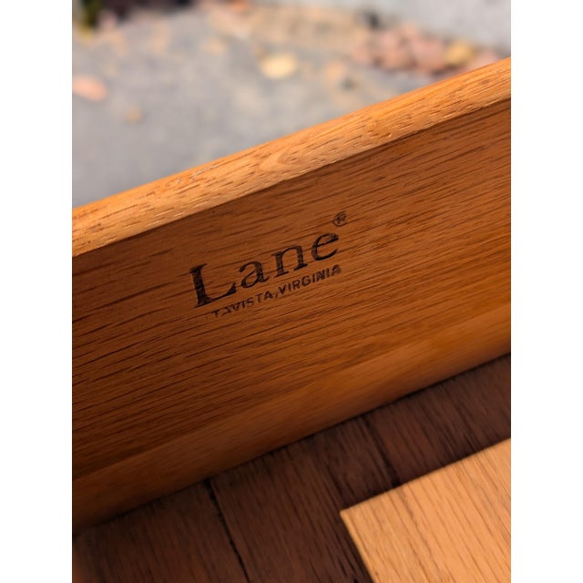 Mid Century Modern Walnut Writing Desk by Lane, C1960s For Sale In Los Angeles - Image 6 of 12