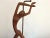 Mid Century Figural Teak Lamp For Sale - Image 10 of 18