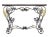Wrought Iron Console with Golden Acantho Leaves, 1950s For Sale - Image 10 of 10