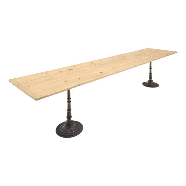 French Harvest Farm Table From the Beaujolais Region For Sale