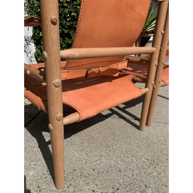 Leather Occasional Chairs - Pair For Sale - Image 10 of 10