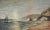 1900 - 1909 Antique 1903 California Coast Beach Watercolor Painting For Sale - Image 5 of 5