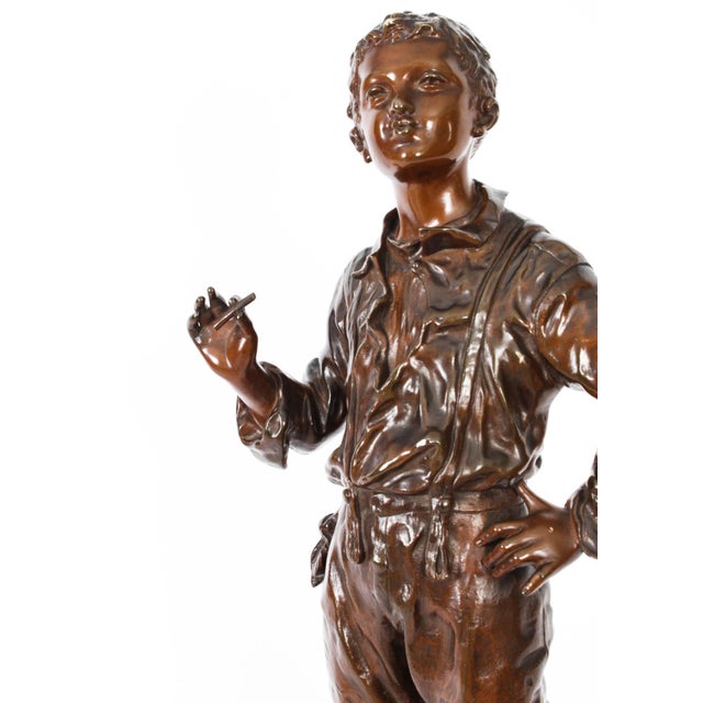Antique Bronze Street Figure by Jose Cardona, Early 20th-Century For Sale - Image 4 of 18