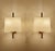 Mid-Century Modern Vintage Space Age Brass Sconces from Hillebrand Lighting, 1960s, Set of 2 For Sale - Image 3 of 18