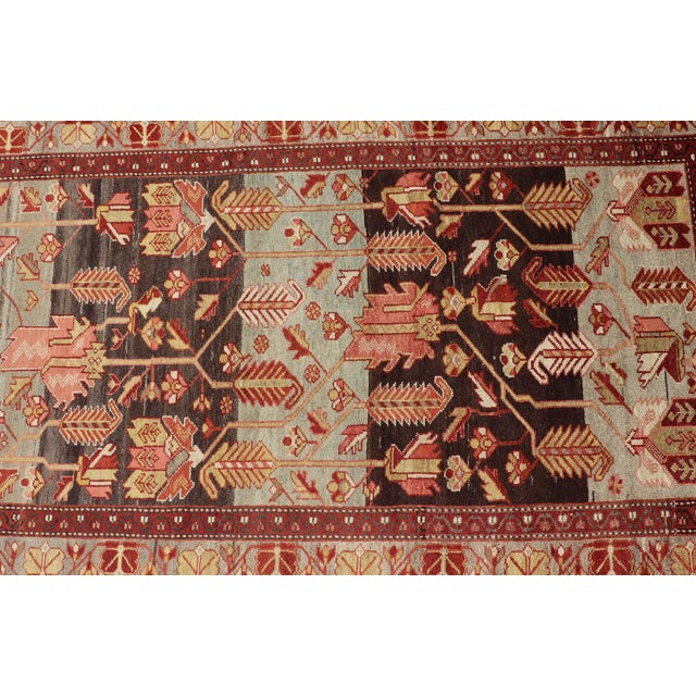 Antique Persian Malayer Runner With Tree Motif Design 3'8 X 13'1 For Sale - Image 11 of 14