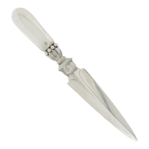 Antique Georg Jensen Ornamental Sterling Silver Letter Opener No. 121