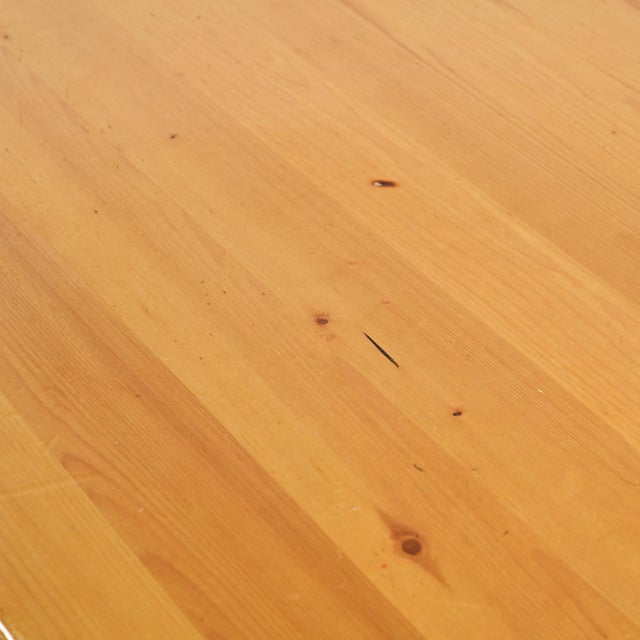 Pine Dining Table by Charlotte Perriand for Les Arcs, France, 1970s For Sale - Image 14 of 15