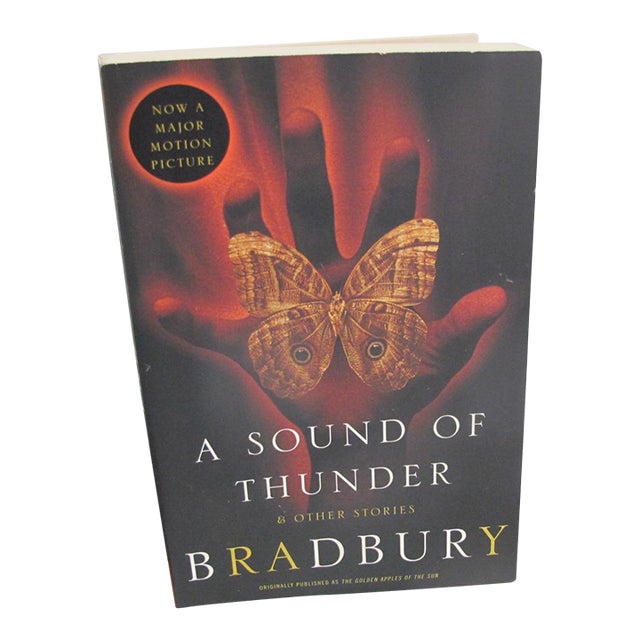 Ray Bradbury Hand Signed 1st Edition Sound of Thunder Paper Back Book With Coa For Sale