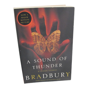 Ray Bradbury Hand Signed 1st Edition Sound of Thunder Paper Back Book With Coa