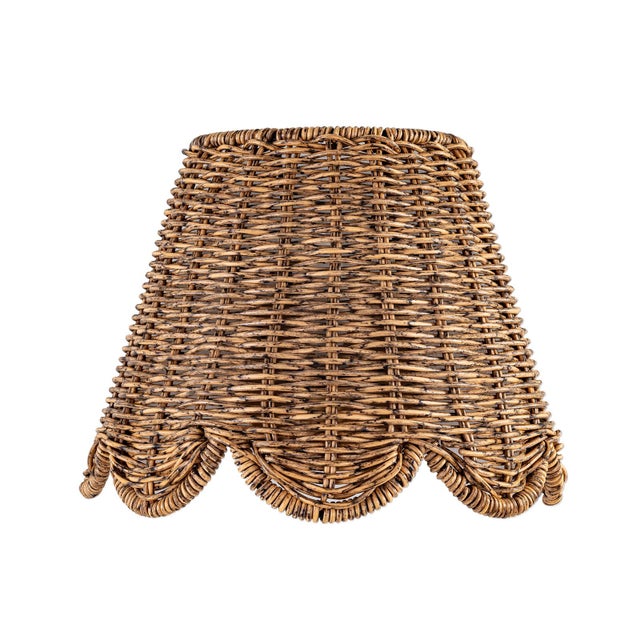 The Kismet Sconce is a perfect fixture for any room with a sweet, simple design and woven rattan-like shade. And because...