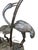 Bronze LaBarge Bronze Crane & Lily Pad Glass Top Console Table. u.s.a Late 20th Century For Sale - Image 8 of 10