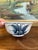 Blue Vintage Bat Trang Vietnamese Ceramic Bowl With Hand-Painted Dragonfly Motif For Sale - Image 8 of 10