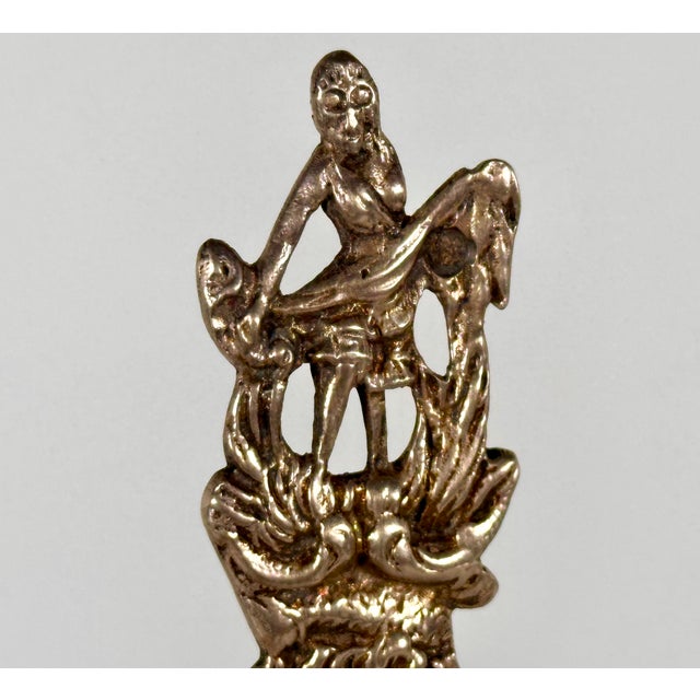 19th Century Antique Dutch .833 Silver Sifter Spoon For Sale - Image 5 of 13