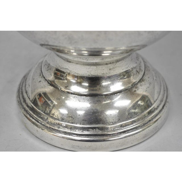 Mid 20th Century Leonard Victorian Silver Plated Trophy Cup Urn Champagne Wine Chiller Ice Bucket For Sale - Image 10 of 16