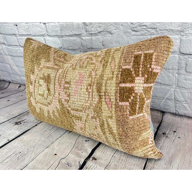 Vintage Pillow Case Turkish Rug Pillow Decorative Rug Pillow Dry cleaning only. PILLOW INSERT IS NOT INCLUDED