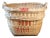French Champagne Harvesting Basket, c. 1940s For Sale