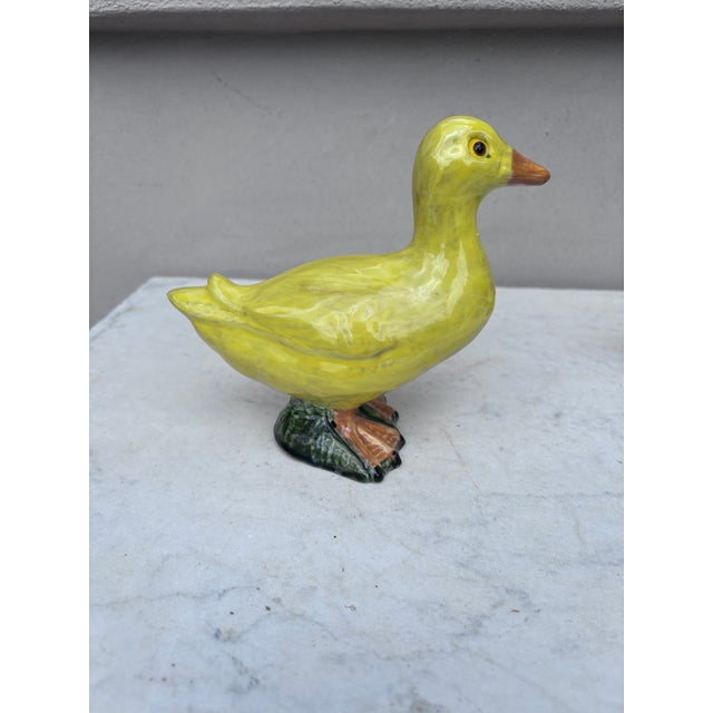 French Country French Terracotta Majolica Duck Bavent Normandy For Sale - Image 3 of 5