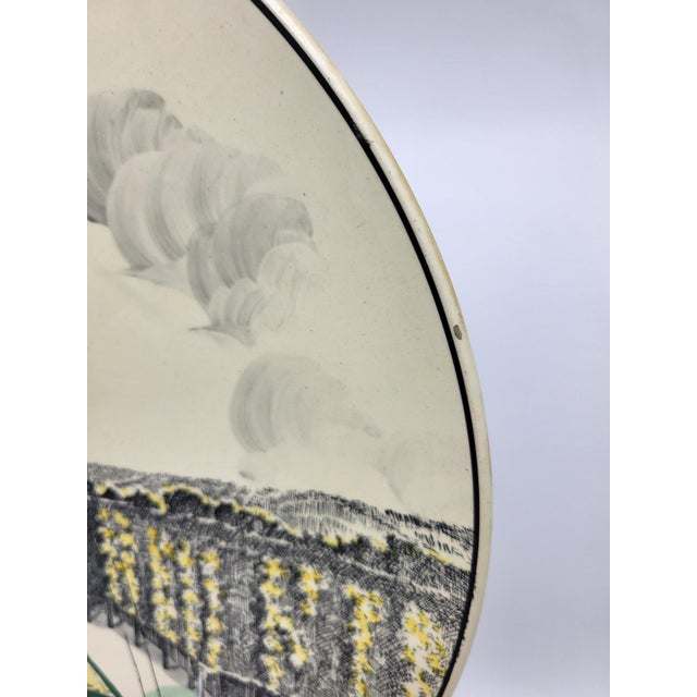 Limited Edition Voyages Series Decorative Plate from Longwy Pottery Factory, 1970s For Sale - Image 17 of 18